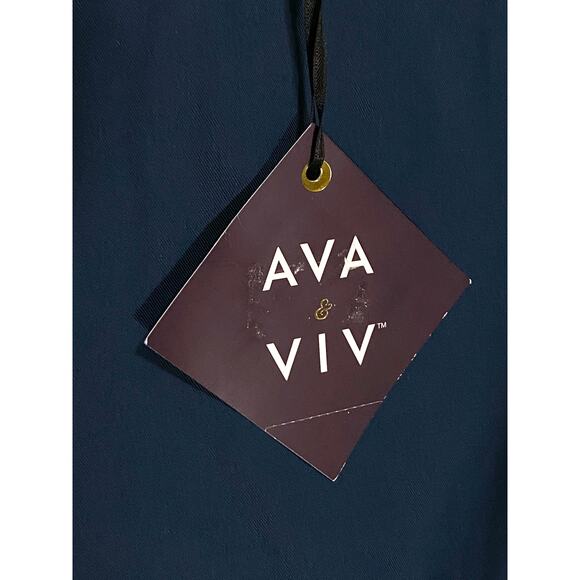 Ava & Viv Balloon Sleeve Woven Dress 2X Cottagecore Peasant Milkmaid Boho NWT - Picture 7 of 9